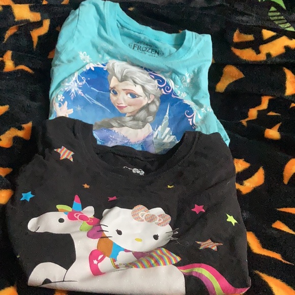 Bundle of 2 SHIRTS! Disney Frozen and Hello Kitty! - Picture 2 of 10
